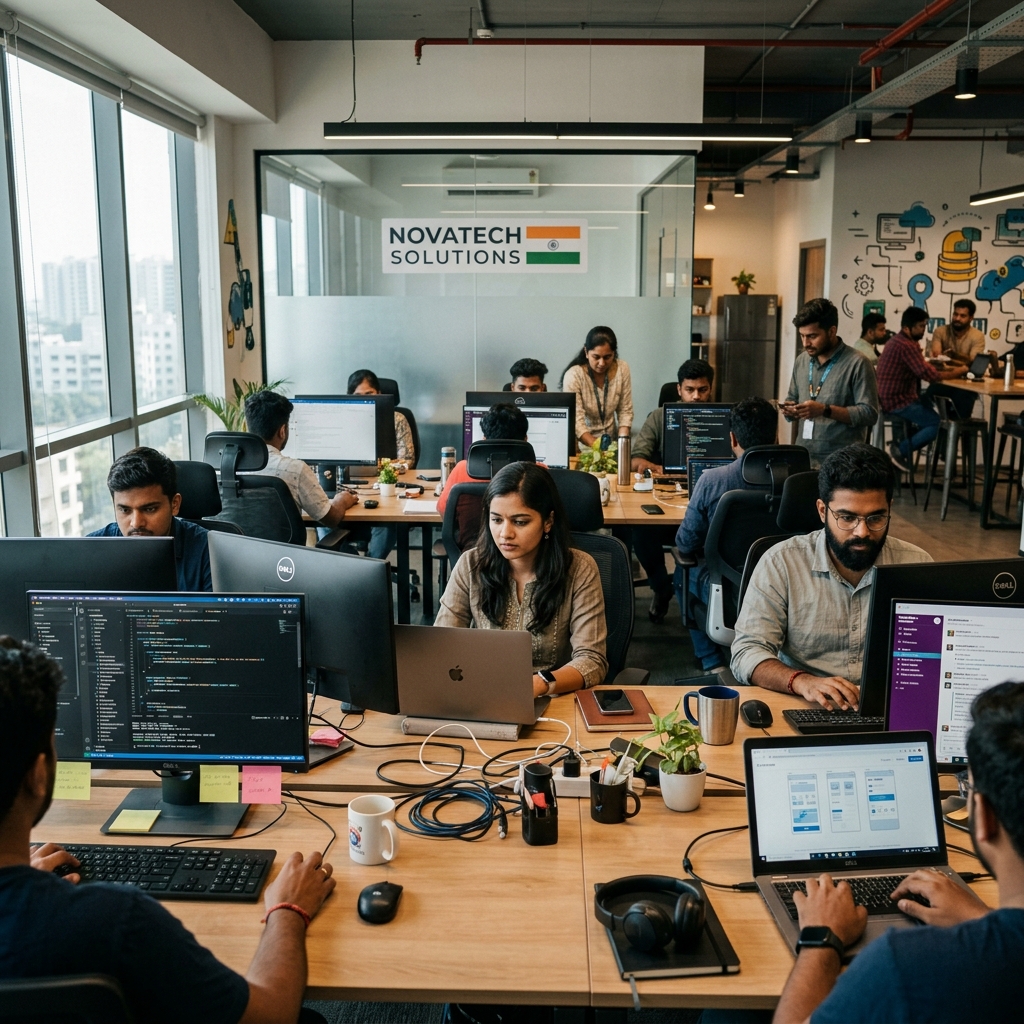 Indian Team at Work